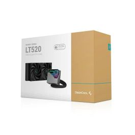 DEEPCOOL LT520 (Negro) - Refrigeración por agua AIO - 2x120 mm