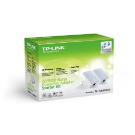 Adaptador PLC TP-Link TL-PA411KIT 600 Mbps LAN Blanco