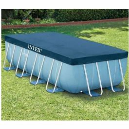 Cubierta protectora de 4x2m para piscina tubular rectangular Intex