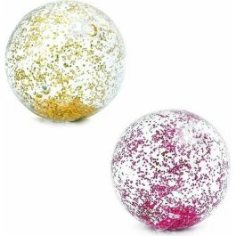Colorbaby pelota transparente glitter ø51cm hinchable c/surtidos