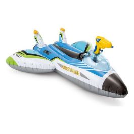 Figura hinchable avion con lanzador de agua 117x117 cm. (+ 3 años) - modelos surtidos