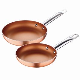Set de Sartenes San Ignacio Cobre Aluminio Aluminio Forjado (2 pcs) Set de Sartenes San Ignacio Cobre Aluminio Aluminio Forjado (2 pcs)