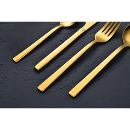 Cubertería Bergner Sofia Oro Acero Inoxidable (24 pcs) Cubertería Bergner Sofia Oro Acero Inoxidable (24 pcs)