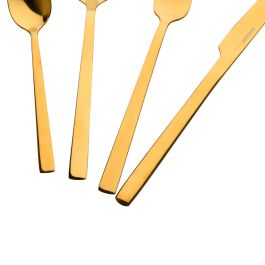 Cubertería Bergner Sofia Oro Acero Inoxidable (24 pcs) Cubertería Bergner Sofia Oro Acero Inoxidable (24 pcs)