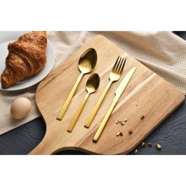Cubertería Bergner Sofia Oro Acero Inoxidable (24 pcs) Cubertería Bergner Sofia Oro Acero Inoxidable (24 pcs)
