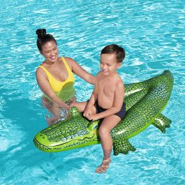 Bestway Figura Hinchable Cocodrilo con Asas 152x71 cm +3 Años Playa y Piscina 41477