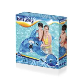 Bestway Figura Hinchable Ballena Azul con Asas 157x94 cm +3 Años Playa y Piscina 41037