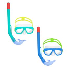 Gafas de Buceo con Tubo Infantiles Bestway Azul Turquesa Multicolor Precio: 7.95000008. SKU: B1CP9Z6CQD