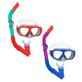 Gafas de Buceo con Tubo Infantiles Bestway Azul Naranja Multicolor