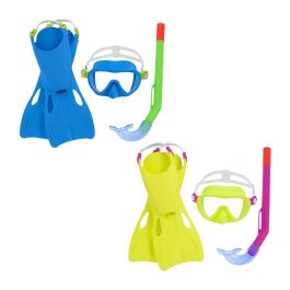 Bestway Set Snorkel Junior Correa Anatomica Color Surtido 37-41 +7 Años Playa y Piscina 25019 Precio: 13.95000046. SKU: B1J634PTYK