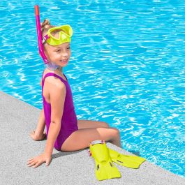 Bestway Set Snorkel Junior Correa Anatomica Color Surtido 37-41 +7 Años Playa y Piscina 25019