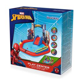 Piscina infantil Bestway Spiderman 211 x 206 x 127 cm Parque de juegos