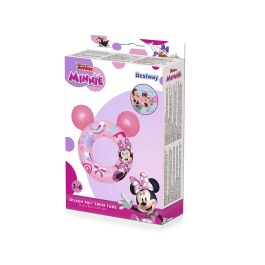 Bestway Flotador Disney Minnie Mouse Con Orejas 74x76 cm +3 a 6 Años Piscina y Playa 09111