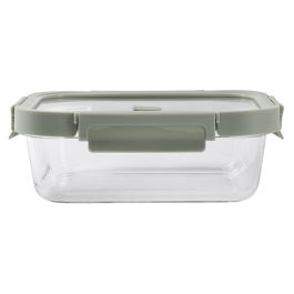 Fiambrera Hermética Lékué Vidrio de Borosilicato Rectangular 1,05 L