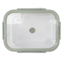 Fiambrera Hermética Lékué Vidrio de Borosilicato Rectangular 1,05 L