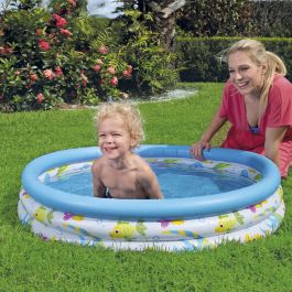 Bestway Piscina Hinchable Infantil 3 Aros Coral 102x25 cm +2 Años Jardin 51008