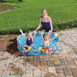 Bestway Piscina Infantil Rigida PVC Mar 122x25 cm +2 Años Jardin 55028