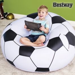 Puff Hinchable Bestway Balón de Fútbol 114 x 112 x 71 cm