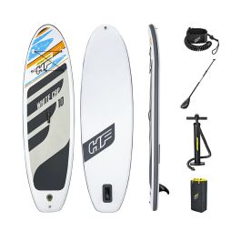 Tabla de Paddle Surf Hinchable con Accesorios Bestway Hydro-Force Blanco 305 x 84 x 12 cm
