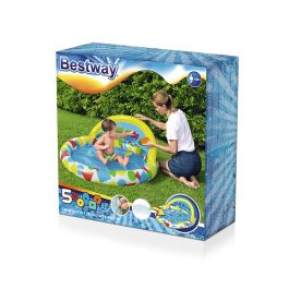 Bestway Piscina Hinchable Infantil Aprendizaje 120x117x46 cm +4 meses Jardin 52378