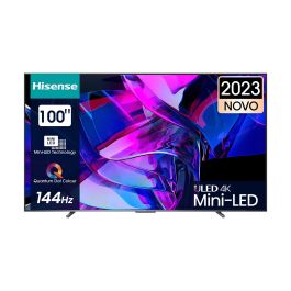 Smart TV Hisense 100U7KQ 4K Ultra HD 100" LED HDR Dolby Atmos Precio: 4856.94999944. SKU: B16YXASDCX