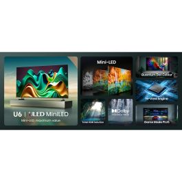 Hisense 65U6NQ ULED Mini LED 65" 4K UHD Smart TV con HDR, Dolby Atmos y VIDAA