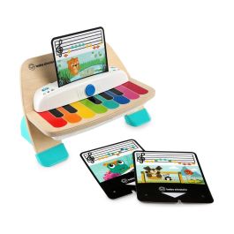 Piano magic touch madera baby einstein con tecnologia tactil incluye tres hojas de musica 22,9x30,5x12,7cm