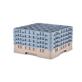 CAMBRO - 25S900-184 - Cesta de lavado 25 comp. 4 alturas- 8,7 cm Ø máx. - alt. máx. 24,1 cm - 50 x 50 x 26,7 cm - Beige Precio: 93.49999967. SKU: B1DRVYCWCY