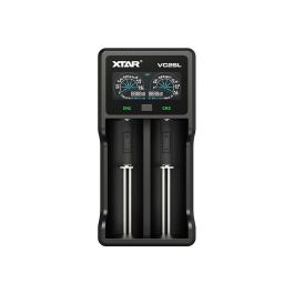 Cargador de Pilas Xtar VC2SL Baterías x 2 Cargador de Pilas Xtar VC2SL Baterías x 2