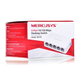 Mercusys MS105 switch Fast Ethernet (10/100) Blanco