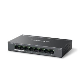 Mercusys MS108GP switch Gestionado Gigabit Ethernet (10/100/1000) Energía sobre Ethernet (PoE) Negro