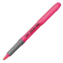Bic Marcador fluorescente highlight grip punta biselada rosa caja -12u- Precio: 9.9499994. SKU: B14499G58R