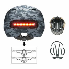 Casco para Patinete Eléctrico Quick Media SH50UARMYL