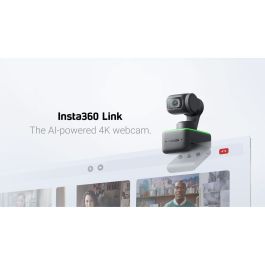 Webcam Insta360 Link/ Seguimiento de IA/ Control por gestos/ 3840 x 2160 4K UHD