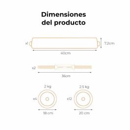 Mancuernas Xiaomi FED 40 kg Multicolor
