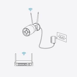 Reolink WC811WAB4K03 Cámara de Seguridad IP Exterior Inalámbrica/Alámbrica 4K Visión Nocturna Google Assistant IP67