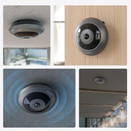 Reolink W520 Cámara IP Fisheye WiFi Interior 6.5MP 180° Visión Nocturna Google Assistant