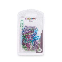 Clips Pincello 384 Multicolor Metal Pequeño (24 Unidades)