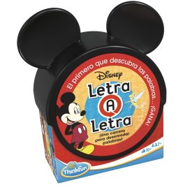 Think Fun Disney Letra A Letra 76554 Juego de Cartas Español +10 Años