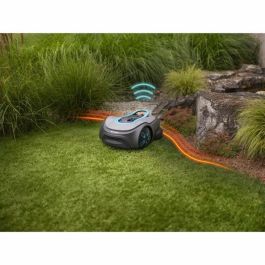 Gardena Smart SILENO Free 800 GAR4066407025219 Robot Cortacésped, Sin Cables Perimetrales, Superficie 800 m², Inteligente