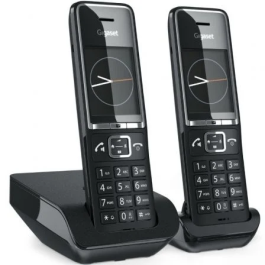 Gigaset COMFORT 550 duo Teléfono analógico Identificador de llamadas Negro L36852-H3001-D204 Precio: 85.69000022. SKU: B1A3QJ7MZQ