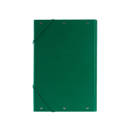 Liderpapel Carpeta proyectos folio lomo 30mm cartón forrado verde 250 x 350 mm