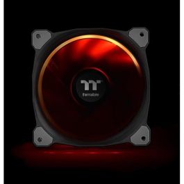 Thermaltake CL-F056-PL14SW-A Riing Plus 14 Ventilador Radiador LED RGB 140mm Negro (3 Unidades) - Carcasa Ordenador