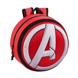 Mochila Escolar 3D The Avengers Rojo Negro Blanco (31 x 31 x 10 cm) Mochila Escolar 3D The Avengers Rojo Negro Blanco (31 x 31 x 10 cm)