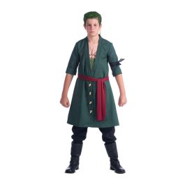 Disfraz roronoa zoro crema para el pelo, pendientes, chaqueta, pañuelo, fajín y pantalón talla 10-12 y Precio: 33.59000051. SKU: B1KLT7PPK6