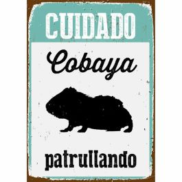 Placa Magnet & Steel Cuidado Cobaya Patrullando 14,8 x 21 cm Precio: 8.49999953. SKU: B1DHYA8WNK