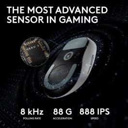 Logitech G PRO X SUPERLIGHT 2 LIGHTSPEED EER2-933 Ratón Gaming Inalámbrico Óptico Blanco 32000 DPI USB-C