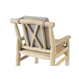 Sillon Balines DKD Home Decor Gris Claro Natural 80 x 92 x 65 cm Sillon Balines DKD Home Decor Gris Claro Natural 80 x 92 x 65 cm