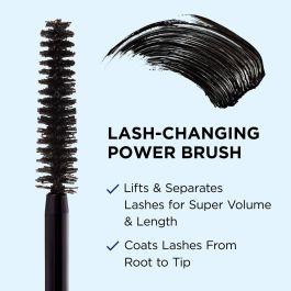It Cosmetics SUPERHERO Máscara de Pestañas Waterproof Negro 9 ml - 20X Volumen, 41% Longitud, Elasticidad, Resiste Manchas y Sudor