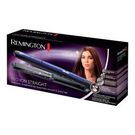 Remington Pro Ion Straight S7710 Plancha de Pelo, Tecnología Iónica Triple, Cerámica con Turmalina, 9 Temperaturas 150-230°C, Placas Flotantes 110mm, Color Lila/Negro